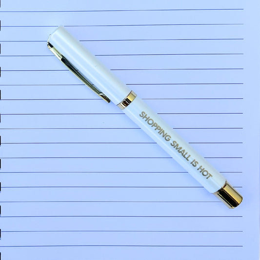 Hot Girls Support Small Business Journal with Pen