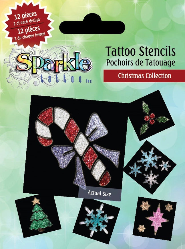 Tattoo Stencils - Christmas Collection