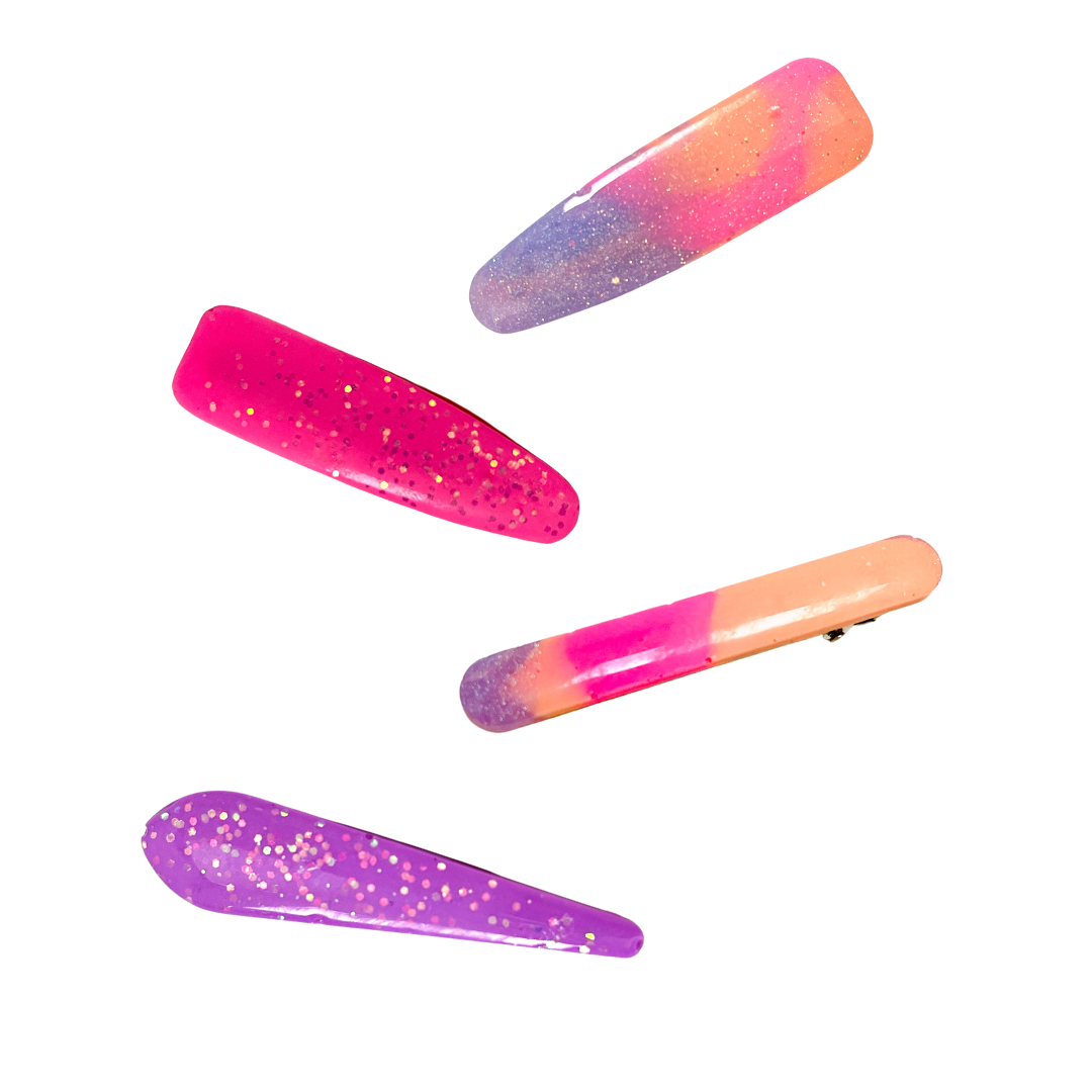 Resin Hair Clips