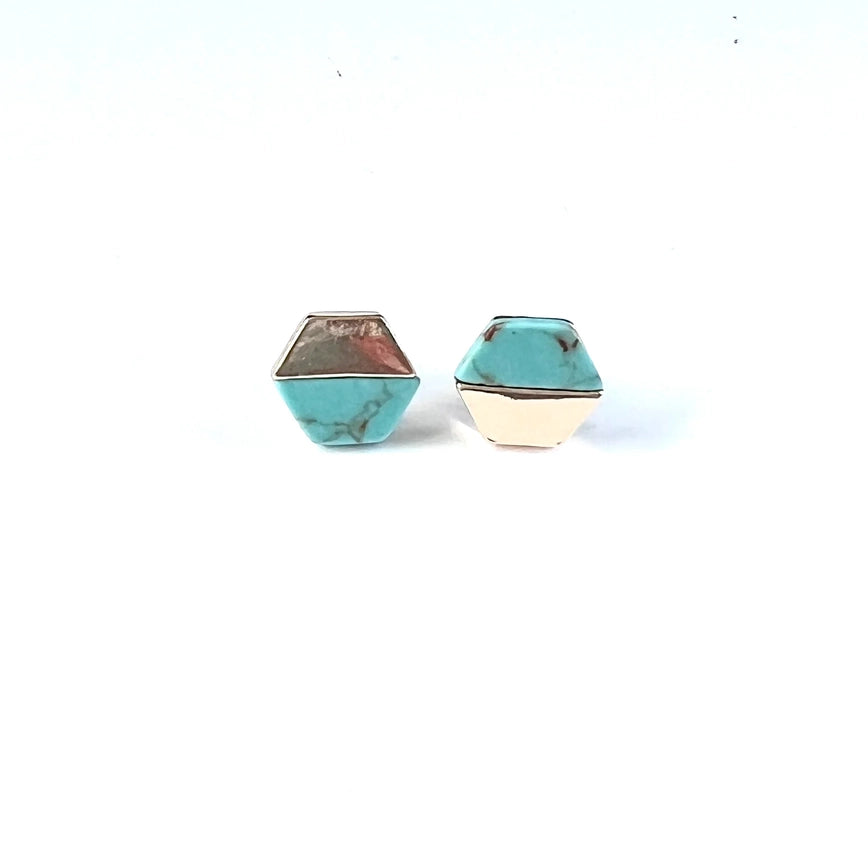 Marble Gold Earrings