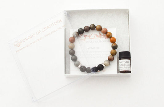 Infused Bracelet - Wealth (Ocean Jasper)