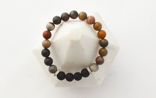 Infused Bracelet - Wealth (Ocean Jasper)
