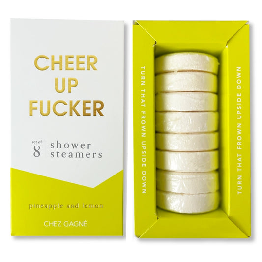 Cheer Up Fucker - Pineapple + Lemon Shower Steamer (8 tabs)