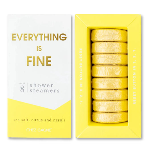 Everything is Fine - Sea Salt, Citrus & Neroli Shower Steamer (8 tabs)