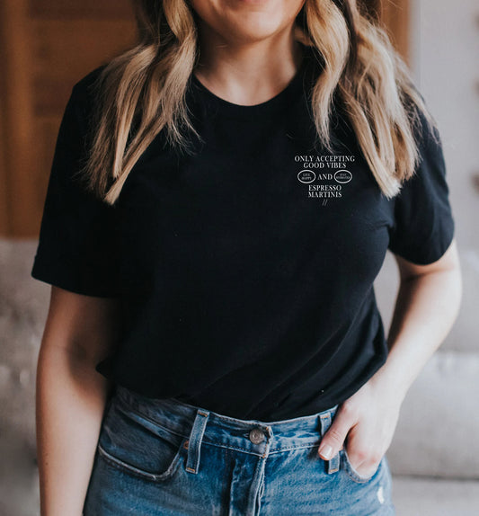 GOOD VIBES AND ESPRESSO MARTINIS