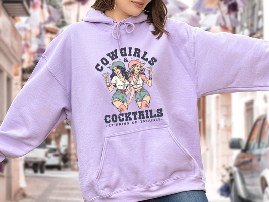 COWGIRLS & COCKTAILS - HOODIE