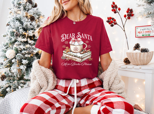 DEAR SANTA-MORE BOOKS PLEASE
