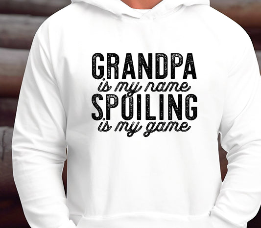 GRANDPA IS MY NAME -HOODIE