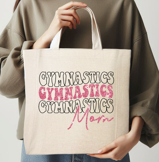 GYMNASTICS MOM- TOTE
