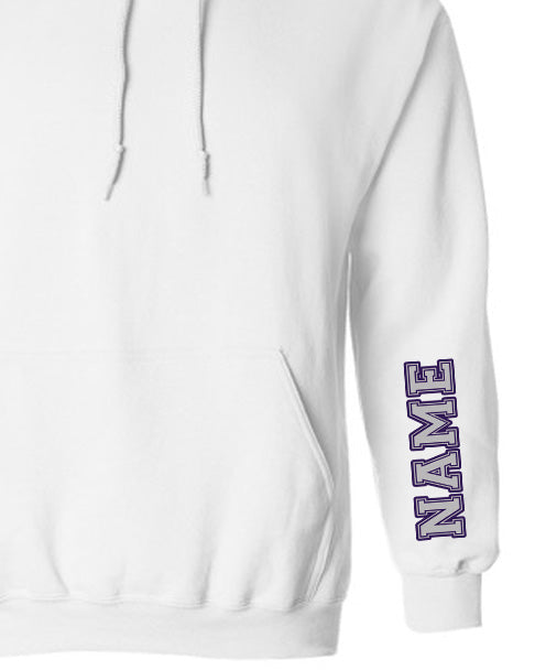 CLASS OF 2025-PURPLE WRITING- HOODIE