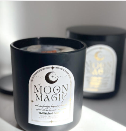 Moon Magic Luxury Crystal Candle