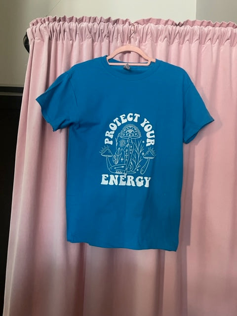 *SALE* PROTECT YOUR ENERGY- SIZE SMALL-*"G" IS SLIGHTLY PEELED*