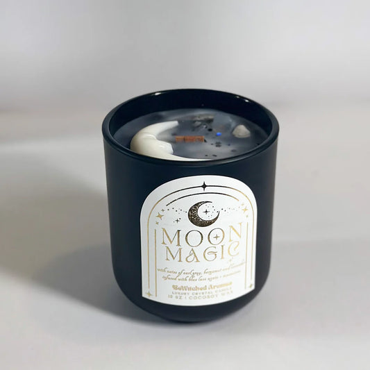 Moon Magic Luxury Crystal Candle