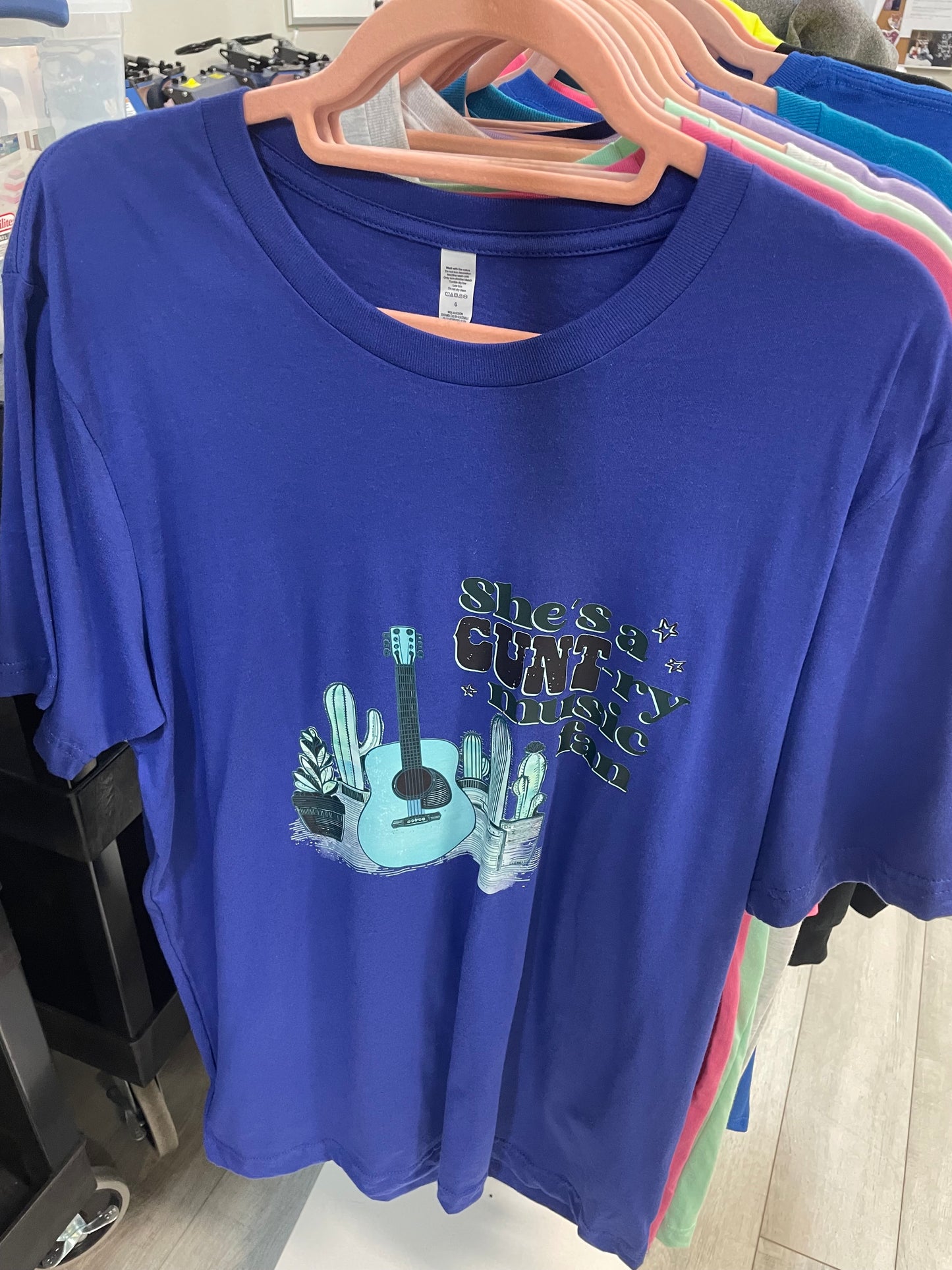 *SALE* - Cuntry Music - Blue - Size XL