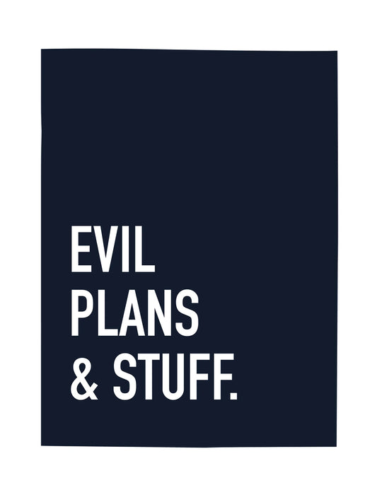 Evil Plans & Stuff Pocket Notebook