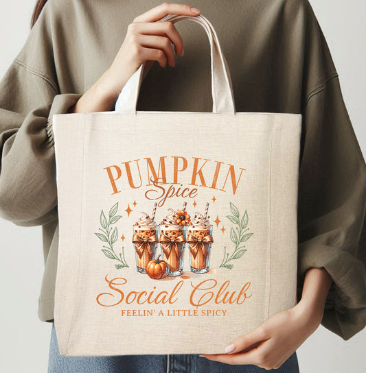 PUMPKIN SPICE SOCIAL CLUB - TOTE