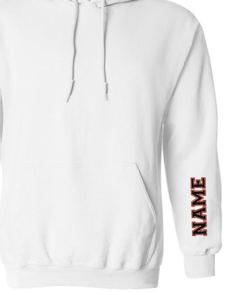 CLASS OF 2025-RED WRITING-HOODIE