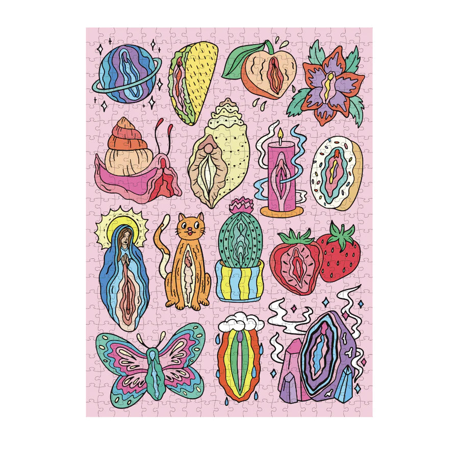 Illustrated vagina Puzzle