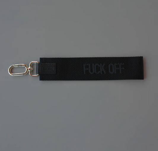 Fuck Off - Wristlet Keychain