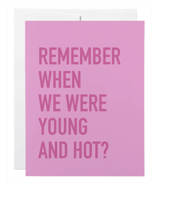 Young And Hot - Card