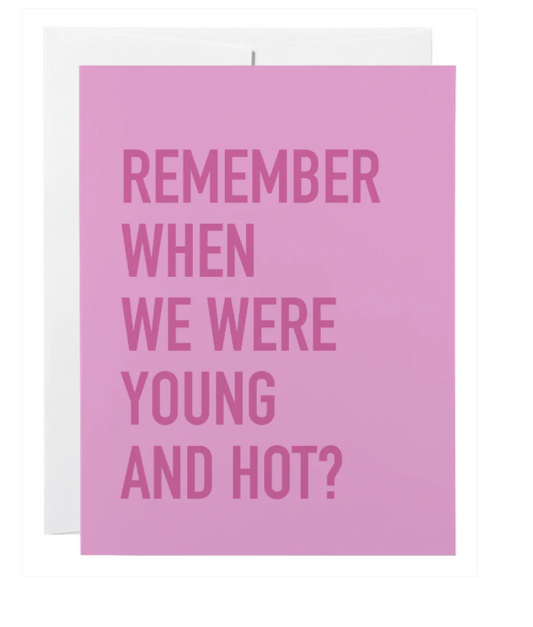 Young And Hot - Card