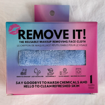 Reusable Make Up Removing Cloth - Blue