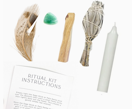 Energy Kit with Aventurine, Palo Santo + Sage