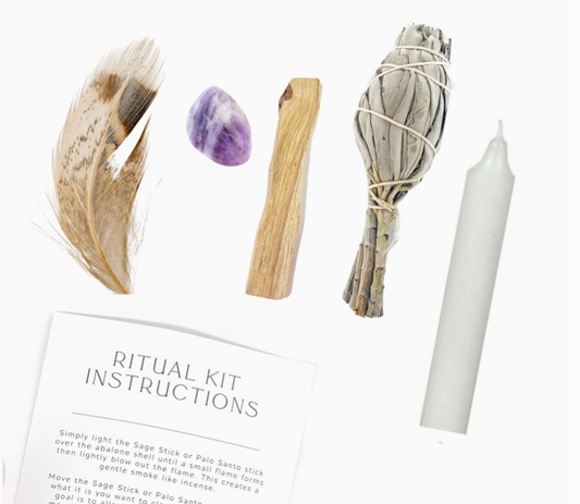 Intuition Kit with Amethyst, Palo Santo + Sage