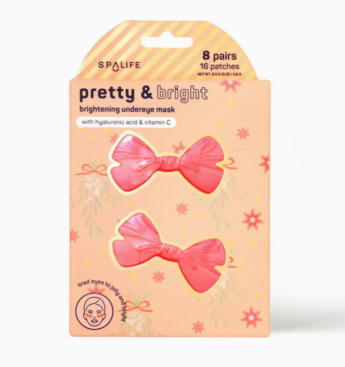 Christmas Holiday Pretty & Bright Brightening Undereye Masks -8 pack