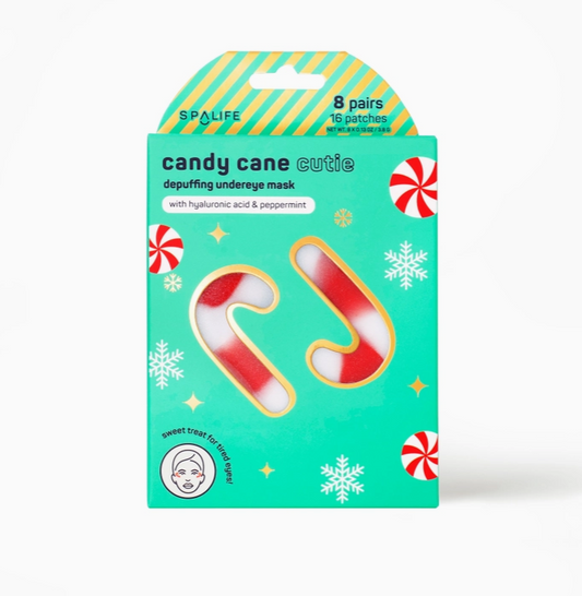 Christmas Holiday Candy Cane Cutie Depuffing Undereye Masks