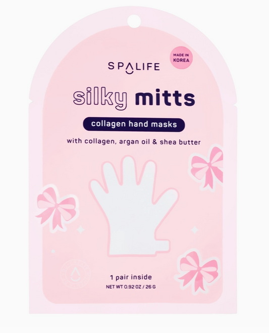 Christmas Holiday Silky Mitts Collagen Hand Gloves - 1 Pair