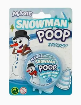 Christmas Poop Putty - Snowman Poop