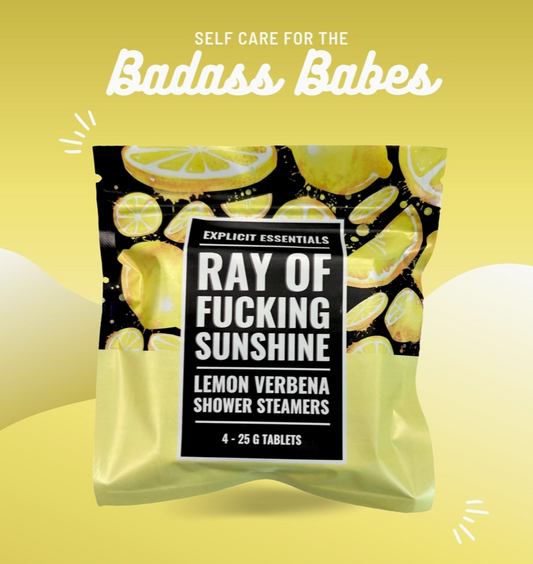 Ray Of Fucking Sunshine Shower Steamer - 4 Pack