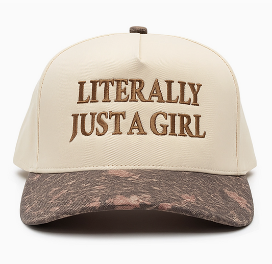Literally Just A Girl - Two Tone Cap