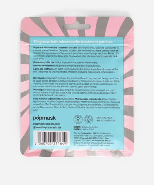 Bye Bye Ingrown Hairs Microdart Patches
