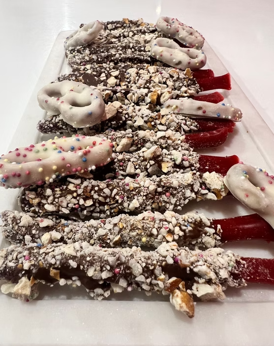 Chocolicious - Birthday Cake Dipped Licorice