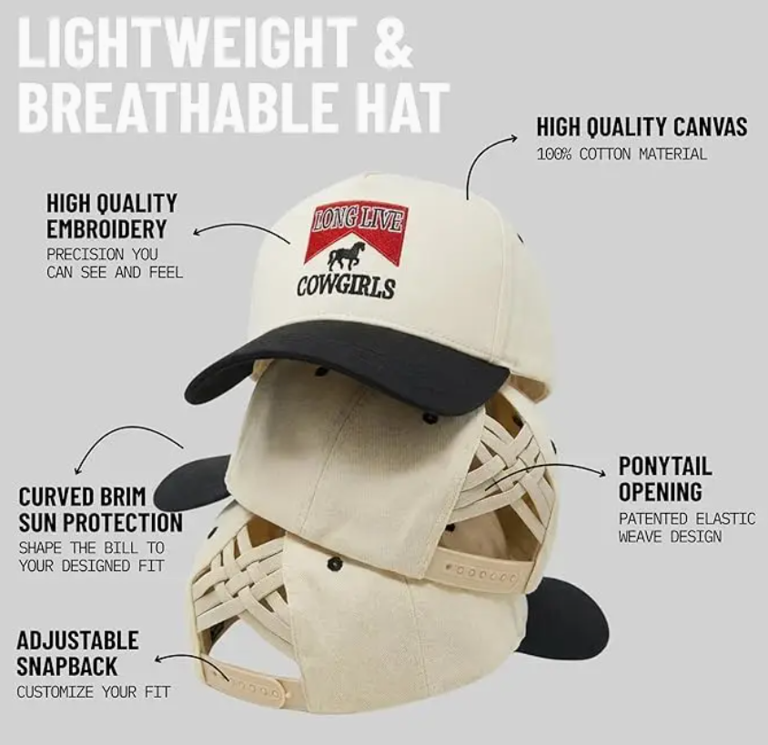 Long Live Cowgirls - Two Tone Cap