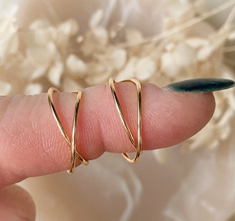 Double Helix Hoops