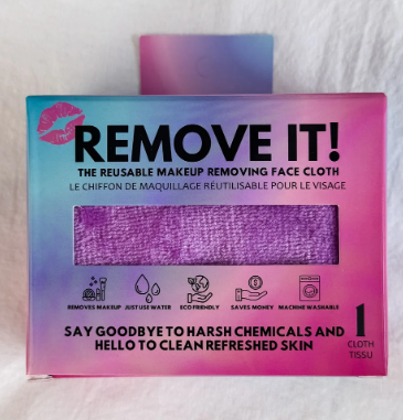 Reusable Make Up Removing Cloth - Purple