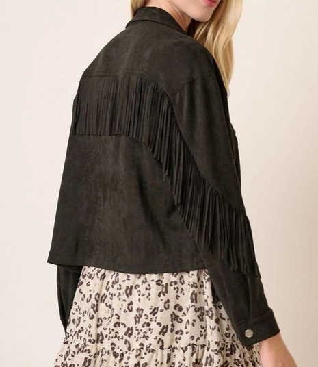 Suede Tassel Jacket
