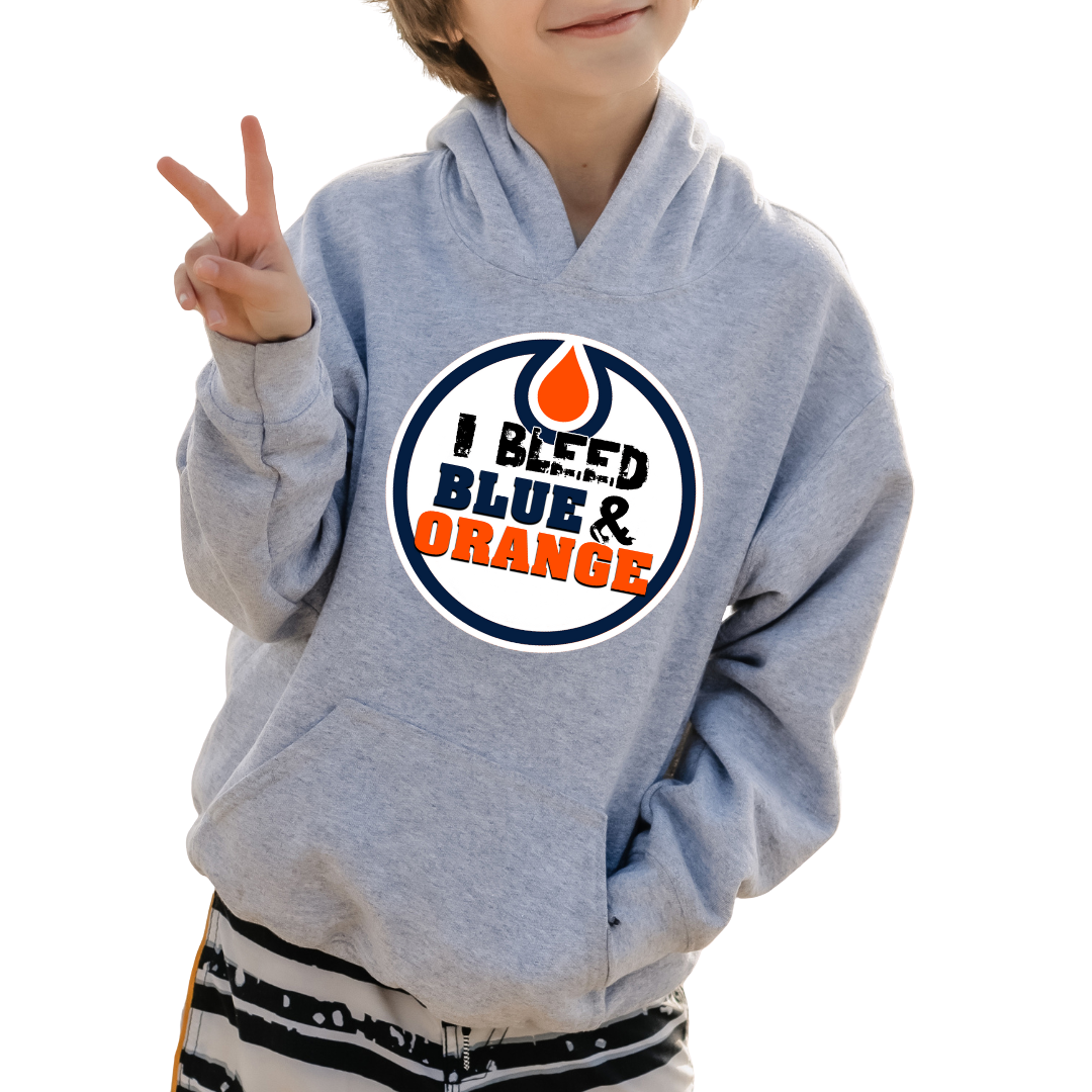 I BLEED BLUE AND ORANGE