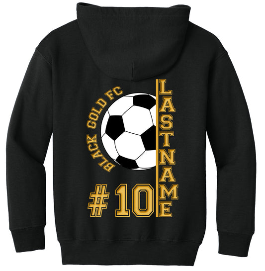 LEDUC BLACKGOLD SOCCER - YOUTH SIZE HOODIE