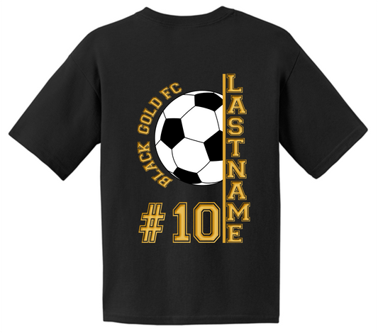 LEDUC BLACKGOLD SOCCER - YOUTH SIZE TSHIRT
