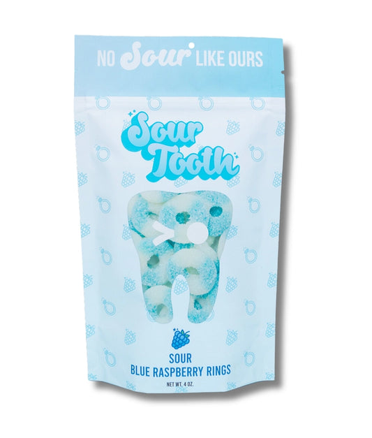 Sour Blue Raspberry Rings