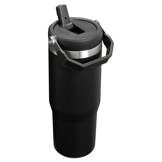 FLIP STRAW TUMBLER - BLACK - Sale