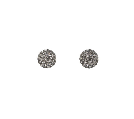 Radiance Studs - Charcoal 8mm