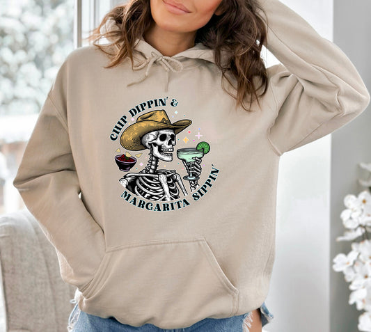 CHIP DIPPIN' & MARGARITA SIPPIN' - HOODIE