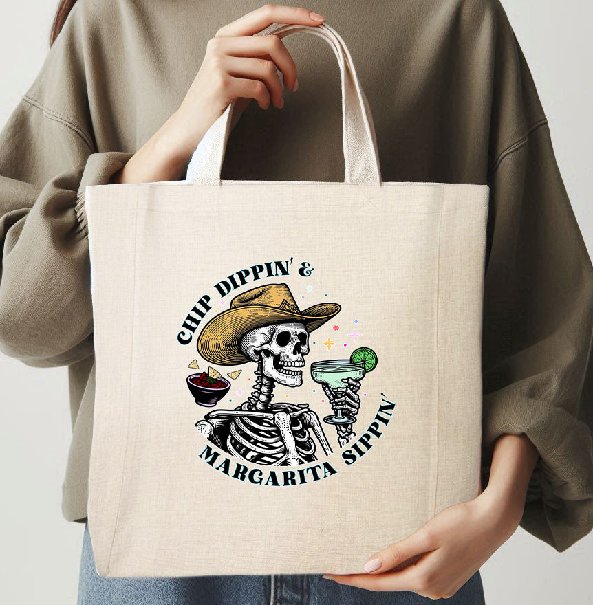 CHIP DIPPIN' & MARGARITA SIPPIN' - TOTE