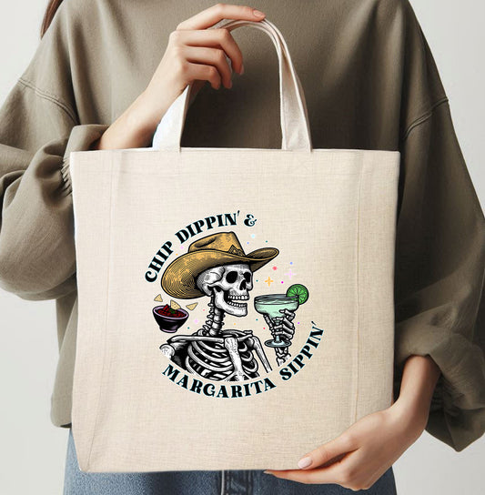 CHIP DIPPIN' & MARGARITA SIPPIN' - TOTE