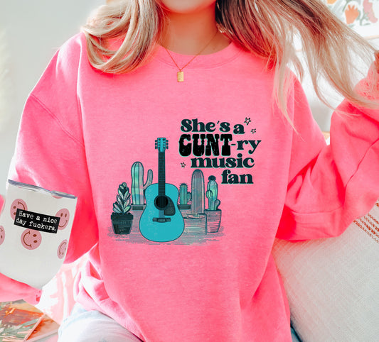 CUNT-RY MUSIC FAN
